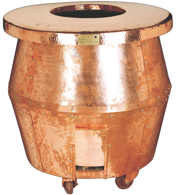 Copper Hammered Tandoor