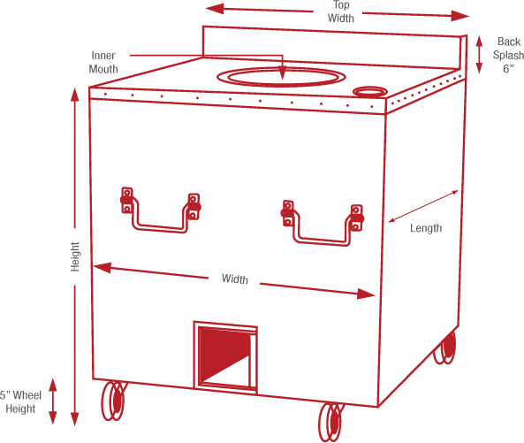 Stainless Steel Square Tandoor